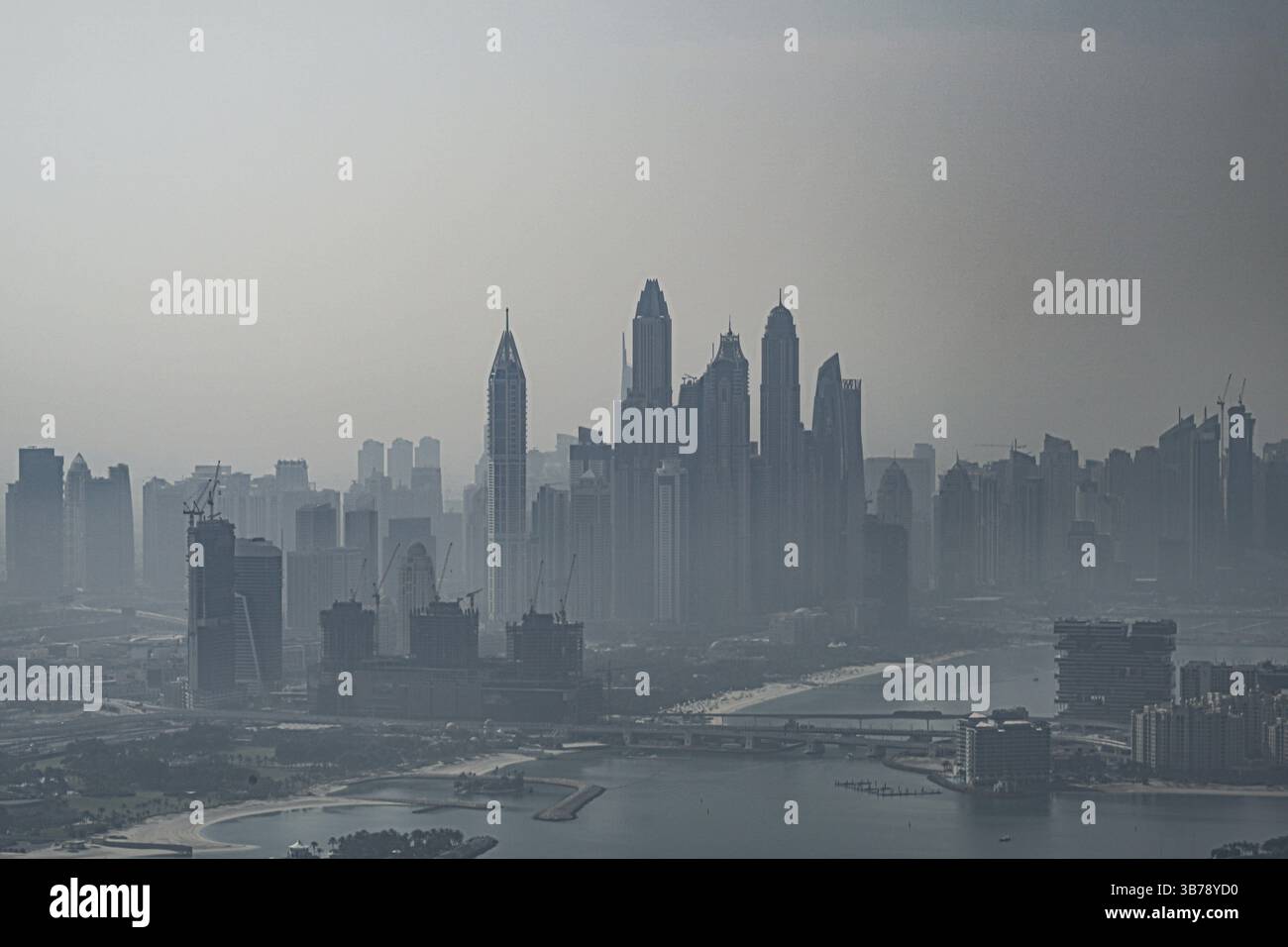 Paysage urbain de Dubaï Émirats Arabes Unis. Lieu de tournage : Dubaï Banque D'Images