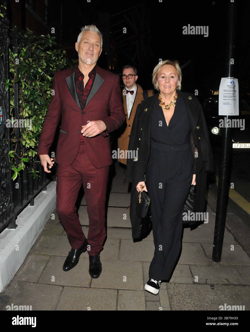Martin Kemp et Shirlie Holliman au Radio Times Covers Party 2024, Claridge's Hotel, Brook Street, le mardi 30 janvier 2024 à Londres, Angleterre, Banque D'Images