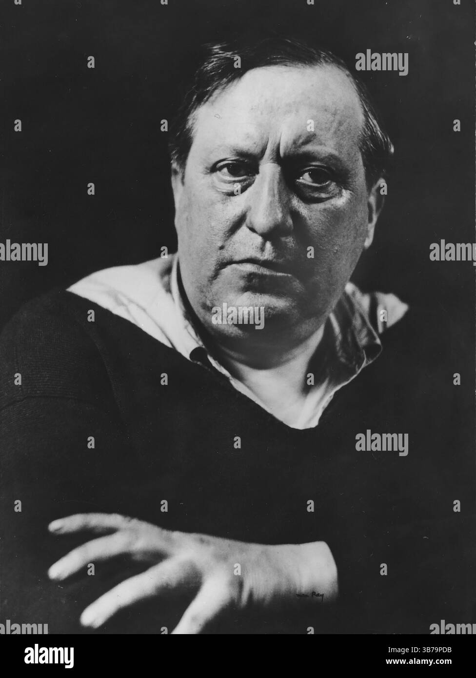 Portrait d'André Derain. Musée : © Man Ray Trust. Banque D'Images