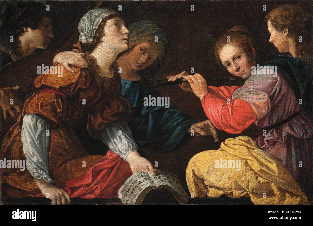 Un concert. Musée : COLLECTION PRIVÉE. Auteur : LEONELLO SPADA. Banque D'Images