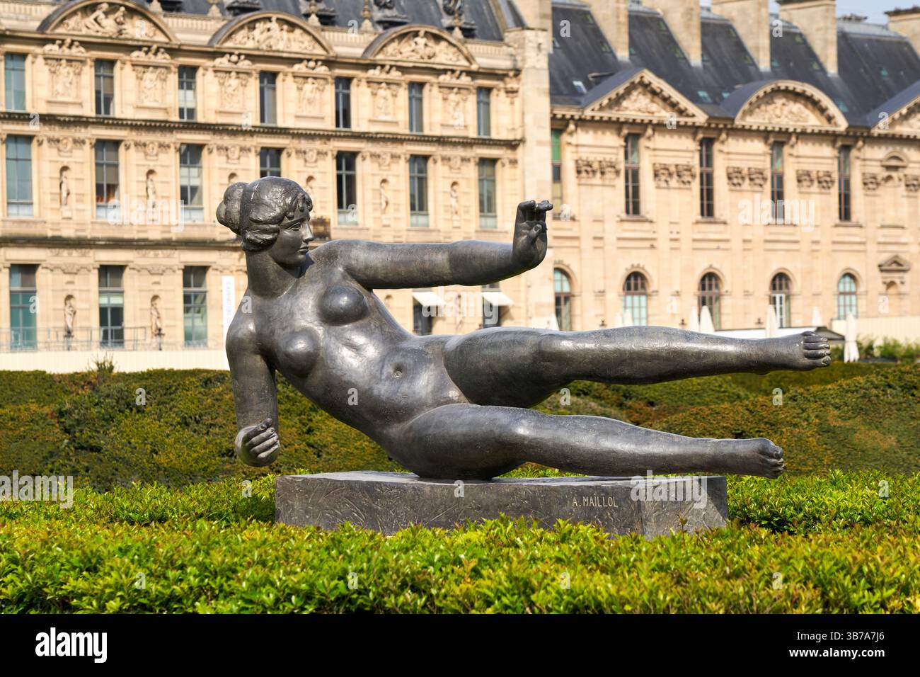 Air, 1937-1938, Aristide Maillol (1861-1944), jardin du Carrousel, Musée du Louvre, Paris, France, Europe Banque D'Images