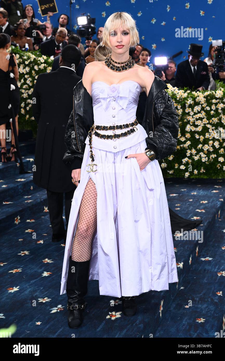Angele participant au Metropolitan Museum of Art costume Institute Benefit Gala 2025 à New York, États-Unis. Date de la photo : lundi 5 mai 2025. Banque D'Images