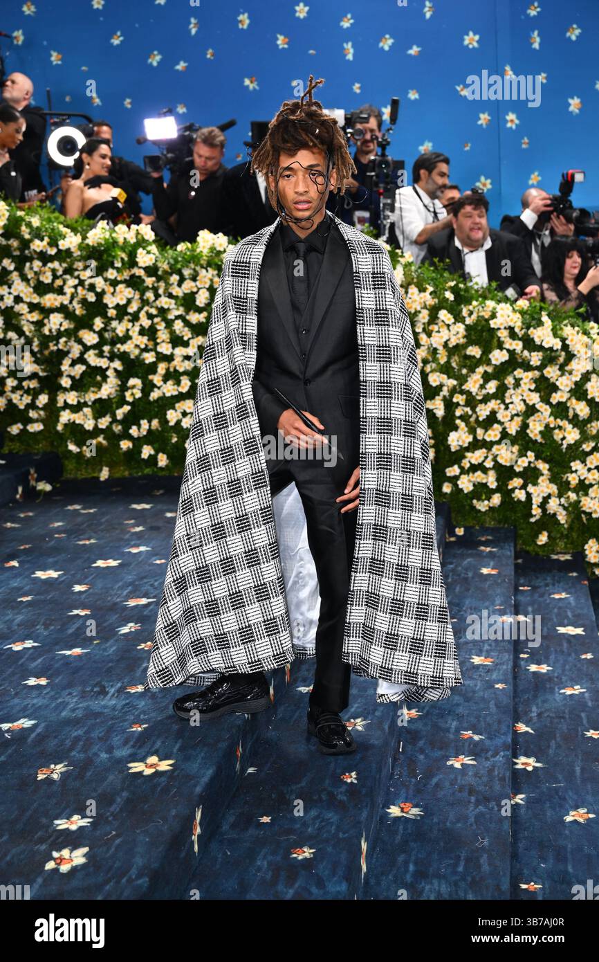 Jaden Smith participant au Metropolitan Museum of Art costume Institute Benefit Gala 2025 à New York, États-Unis. Date de la photo : lundi 5 mai 2025. Banque D'Images