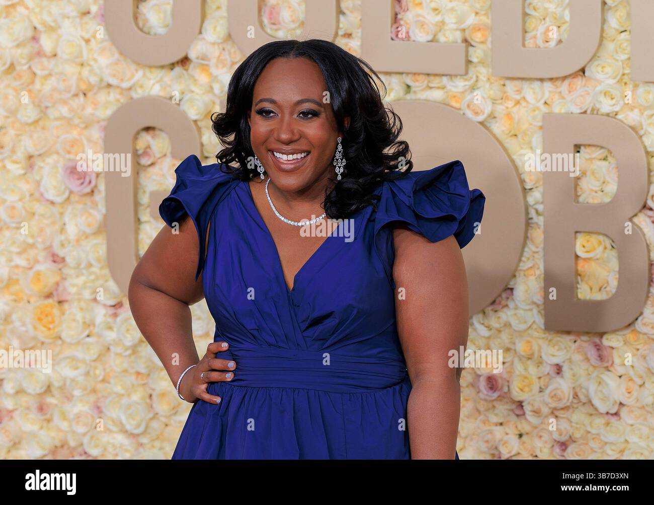 6 janvier 2024, Beverly Hills, Californie, États-Unis : Angelique Jackson sur le tapis rouge de la 81e cérémonie annuelle des Golden Globe Awards le dimanche 7 janvier 2024 à l'hôtel Beverly Hilton de Beverly Hills, Californie. JAVIER ROJAS/PI (crédit image : © PI via ZUMA Press Wire) Banque D'Images
