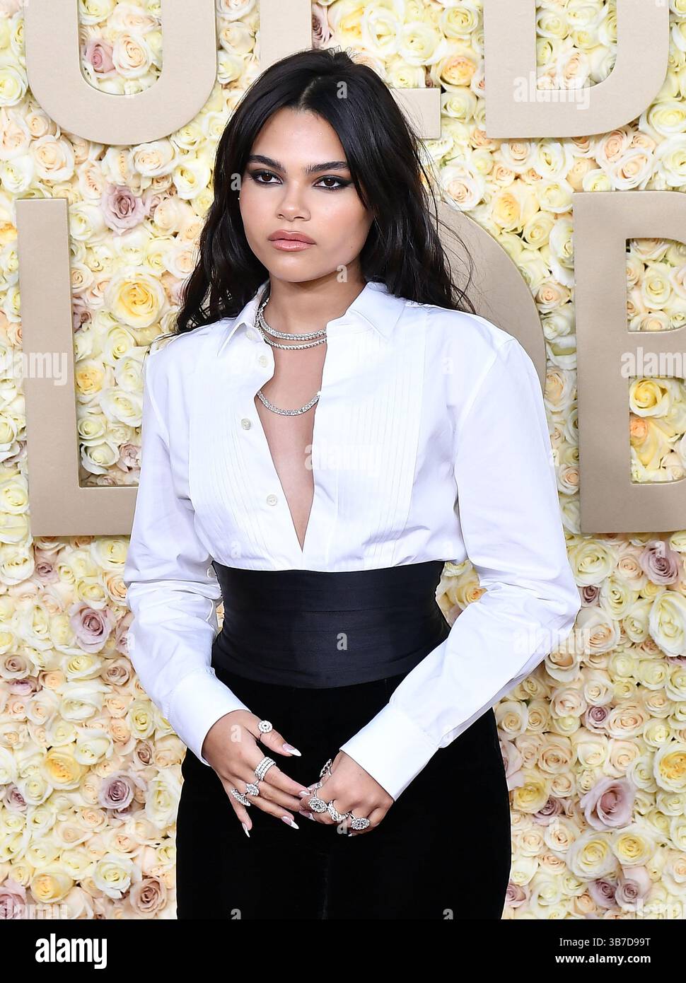 7 janvier 2024, Beverly Hills, CA, USA : Ariana Greenblatt assiste à la 81e cérémonie annuelle des Golden Globe Awards au Beverly Hilton le 7 janvier 2024 à Beverly Hills, Californie. (Crédit image : © C Flanigan/imageSPACE via ZUMA Press Wire) Banque D'Images