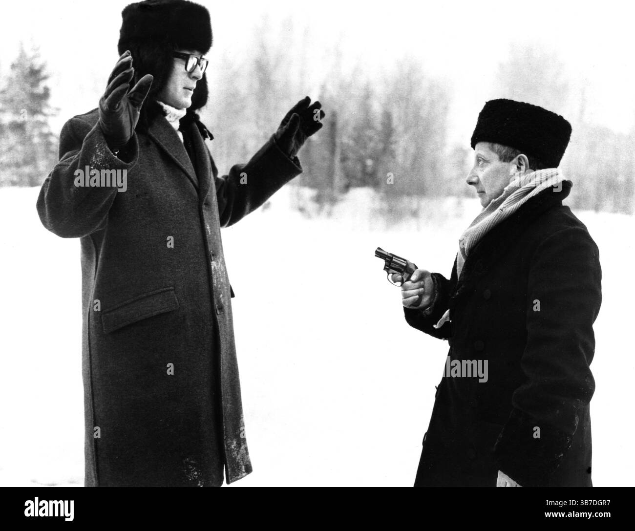 10 avril 2023, États-Unis : Michael Caine, Milo Sperber, sur le plateau du film, ''Billion Dollar Brain'', United Artists, 1967 (crédit image : © JT Vintage via ZUMA Press Wire) Banque D'Images