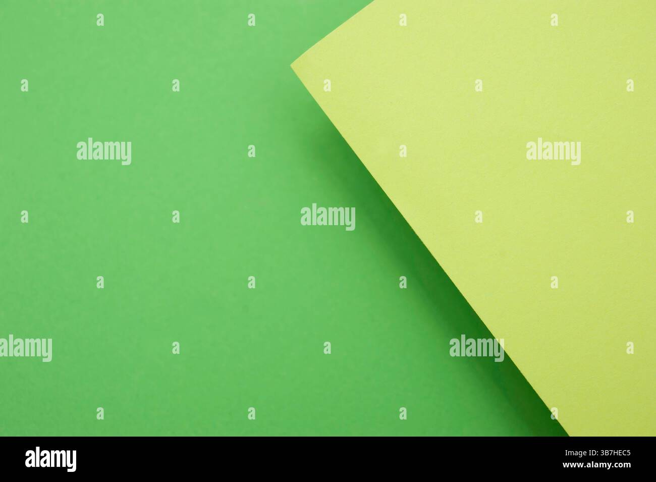 fond de papier vert et jaune Banque D'Images
