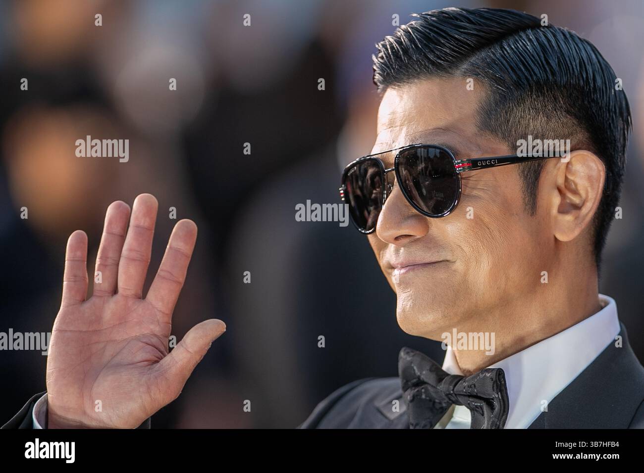 Aaron Kwok assiste à la 43e cérémonie des Hong Kong film Awards au Hong Kong culture Center à Hong Kong, en Chine. 27 avril 2025. EyePress/Alan Siu photo via Credit : Newscom/Alamy Live News Banque D'Images
