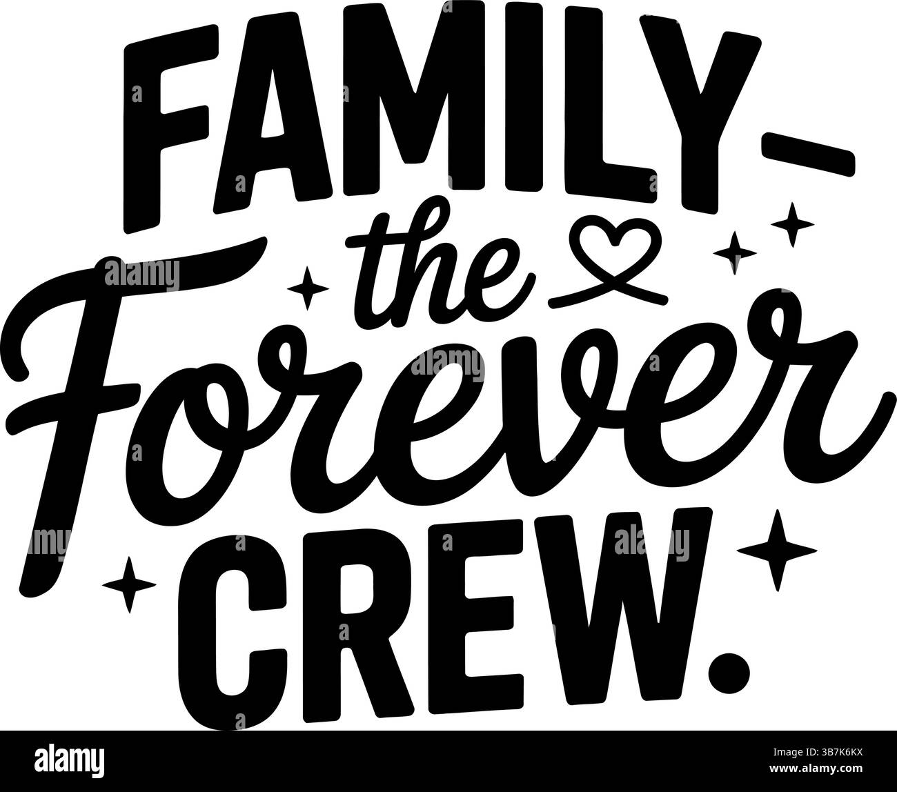 Design svg familial Illustration de Vecteur