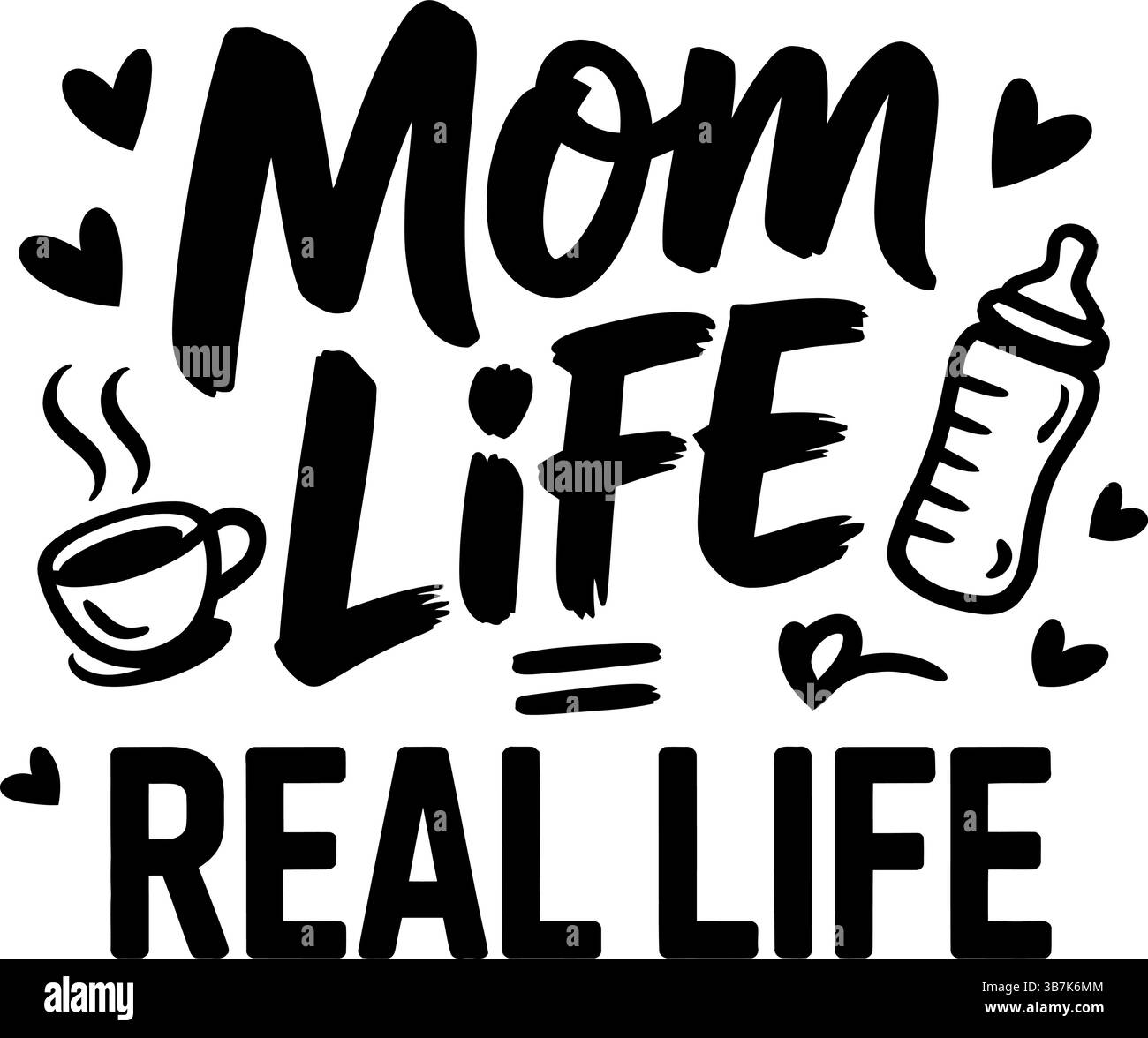 Design svg familial Illustration de Vecteur