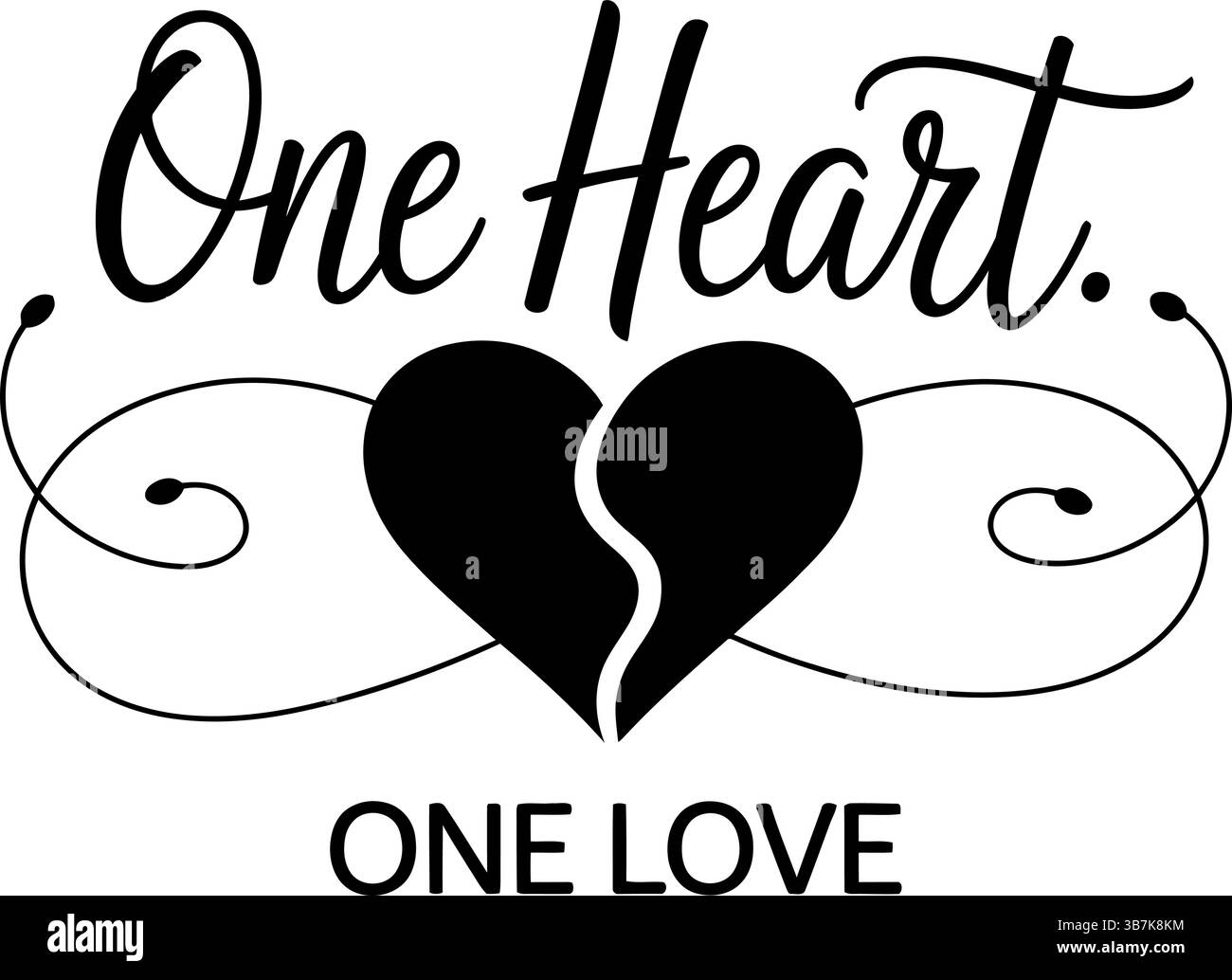 Typographie svg mariage Illustration de Vecteur