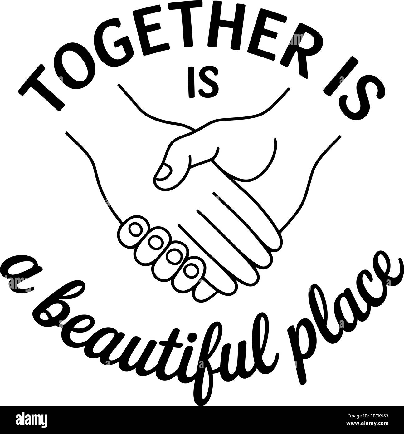 Typographie svg mariage Illustration de Vecteur