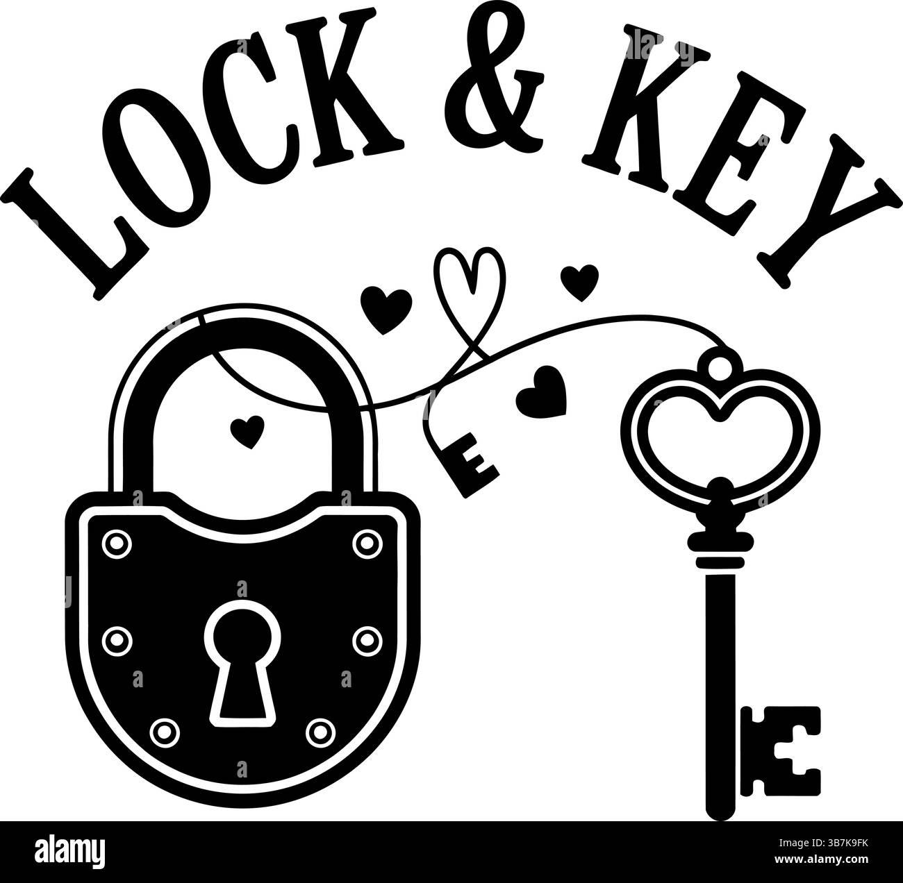 Typographie svg mariage Illustration de Vecteur