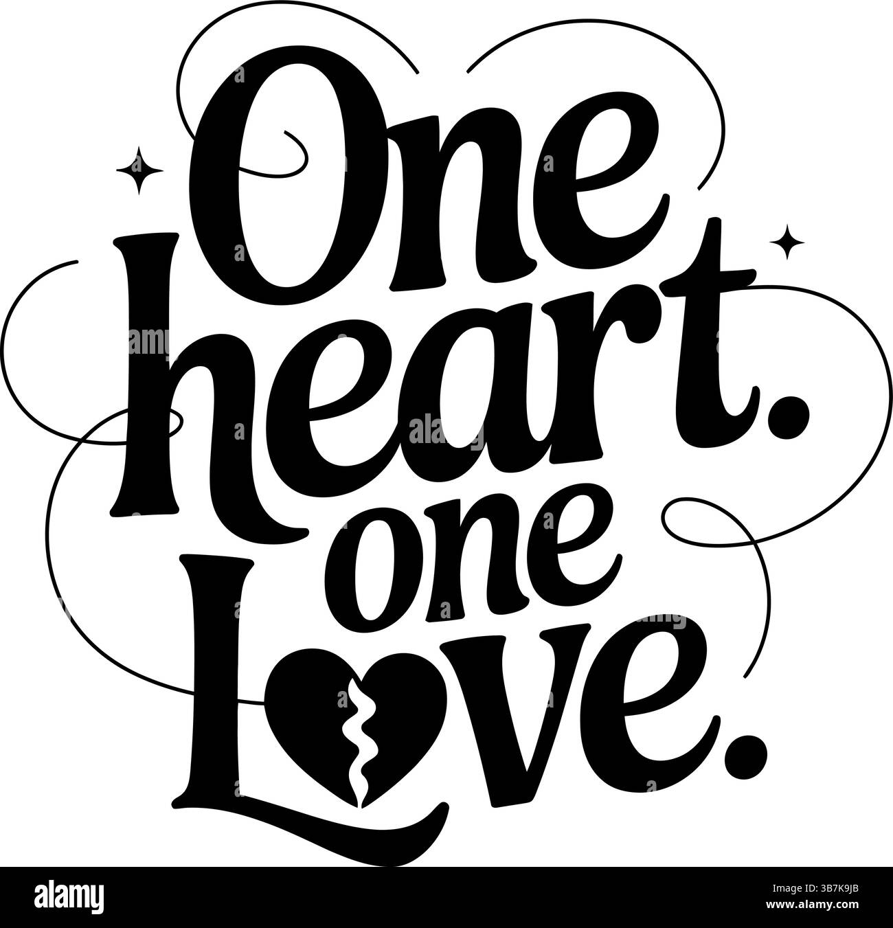 Typographie svg mariage Illustration de Vecteur