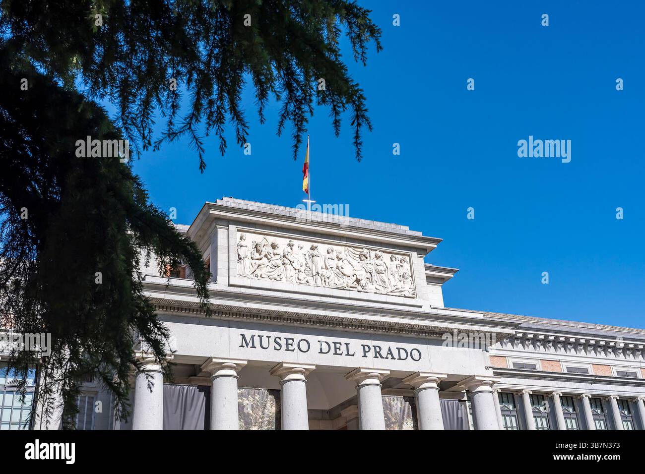 16 avril 2024, Madrid, Madrid, États-Unis : Museo del Prado : le premier musée d'art d'Espagne dans le centre de Madrid, abritant l'art européen exquis du XIIe au XXe siècle. (Crédit image : © Walter G Arce Sr Grindstone Medi/ASP) Banque D'Images