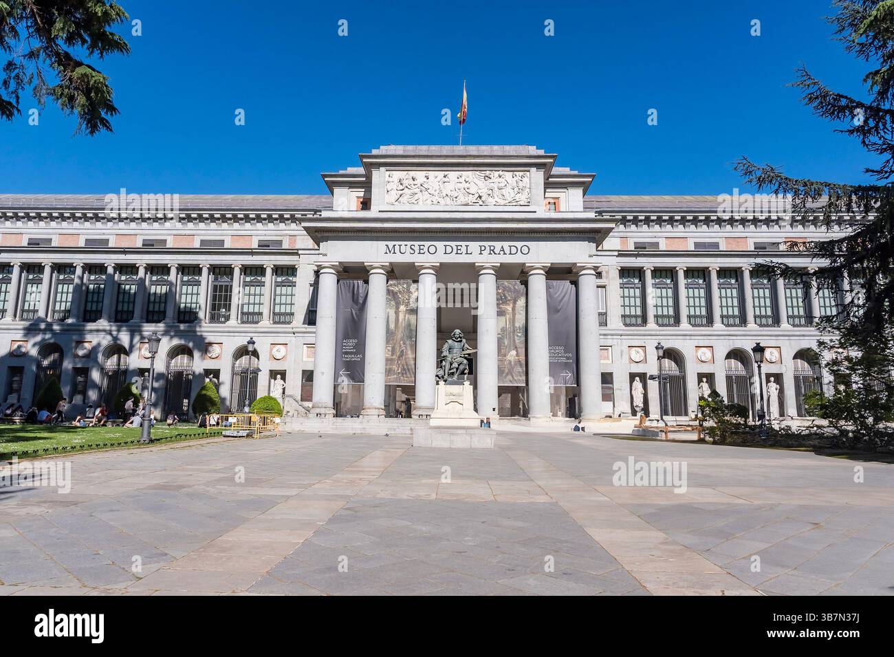 16 avril 2024, Madrid, Madrid, États-Unis : Museo del Prado : le premier musée d'art d'Espagne dans le centre de Madrid, abritant l'art européen exquis du XIIe au XXe siècle. (Crédit image : © Walter G Arce Sr Grindstone Medi/ASP) Banque D'Images