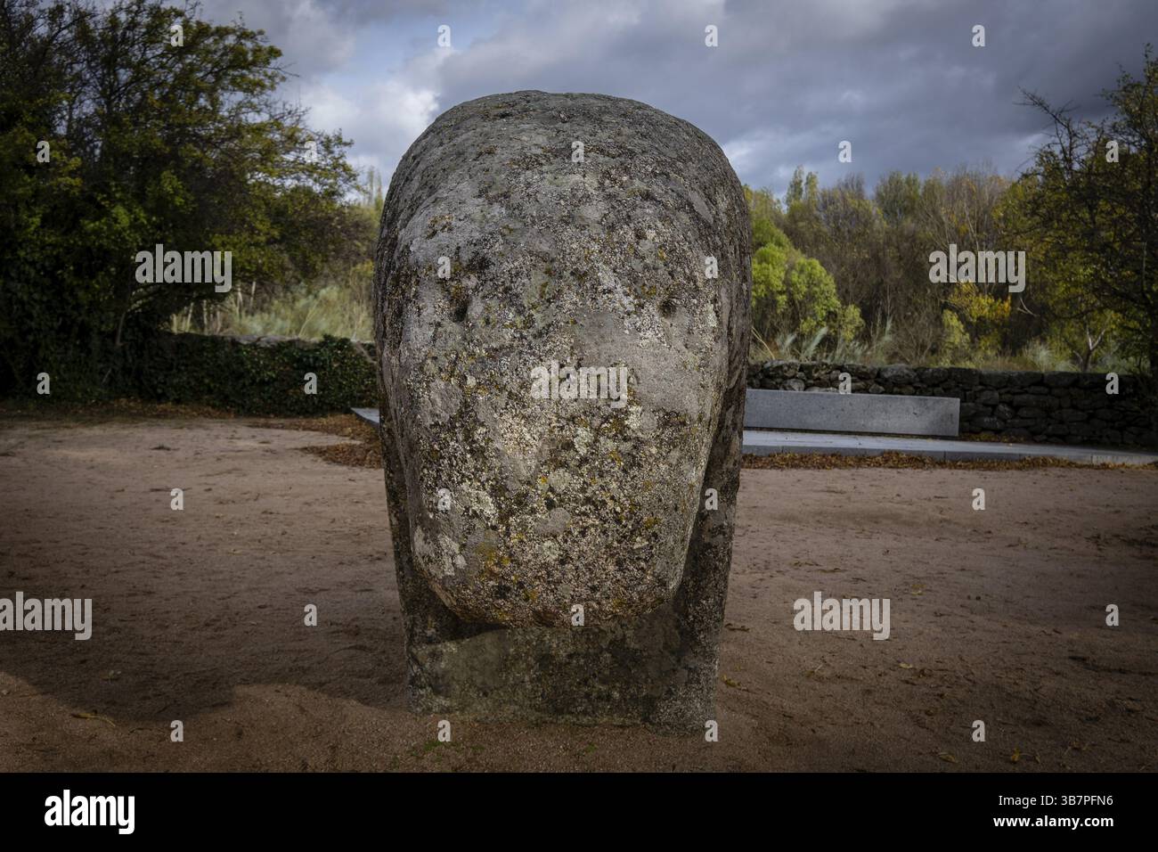 Taureaux de Guisando, groupe sculptural de Veton, IVe et IIIe siècles av. J.-C., âge du fer, Avila, province d'Avila, communauté autonome de Castille-et-Léon, Banque D'Images