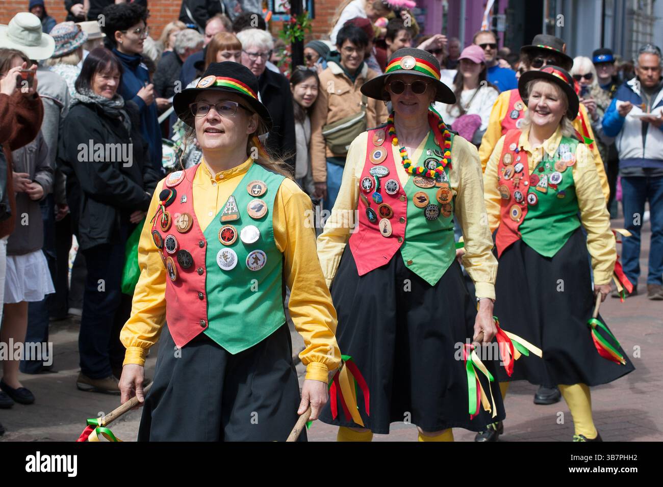 Morris Dancers balaye Festival Rochester Banque D'Images Morris Dancers balaye Festival Rochester Banque D'Images