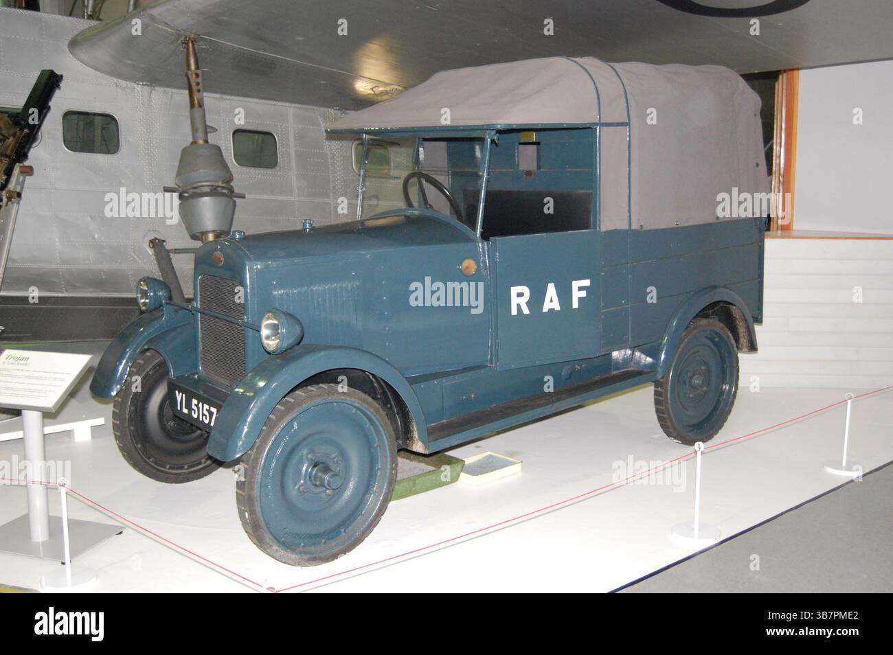 Fourgon Trojan 5cwt des années 1920, Royal Air Force Museum, Londres, Royaume-Uni Banque D'Images
