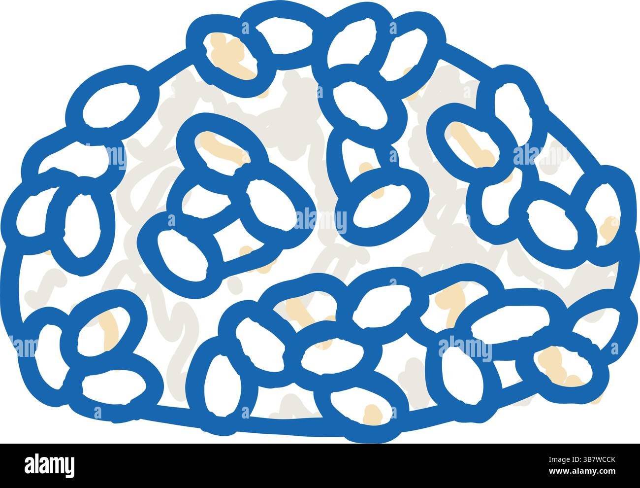icône de riz valencia doodle illustration Illustration de Vecteur icône de riz valencia doodle illustration Illustration de Vecteur