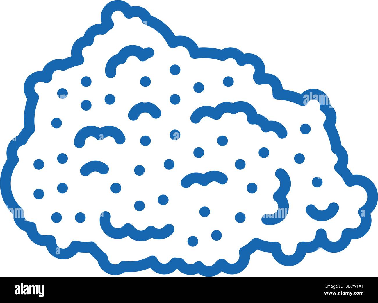 illustration de l'icône de riz à grains griffonner Illustration de Vecteur illustration de l'icône de riz à grains griffonner Illustration de Vecteur