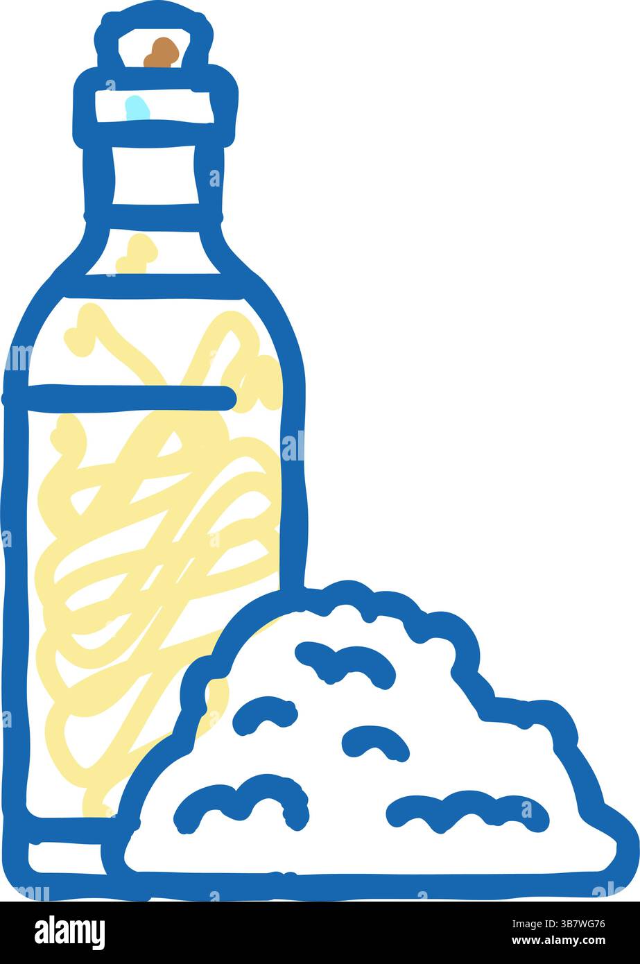 icône de riz au vinaigre illustration doodle Illustration de Vecteur icône de riz au vinaigre illustration doodle Illustration de Vecteur