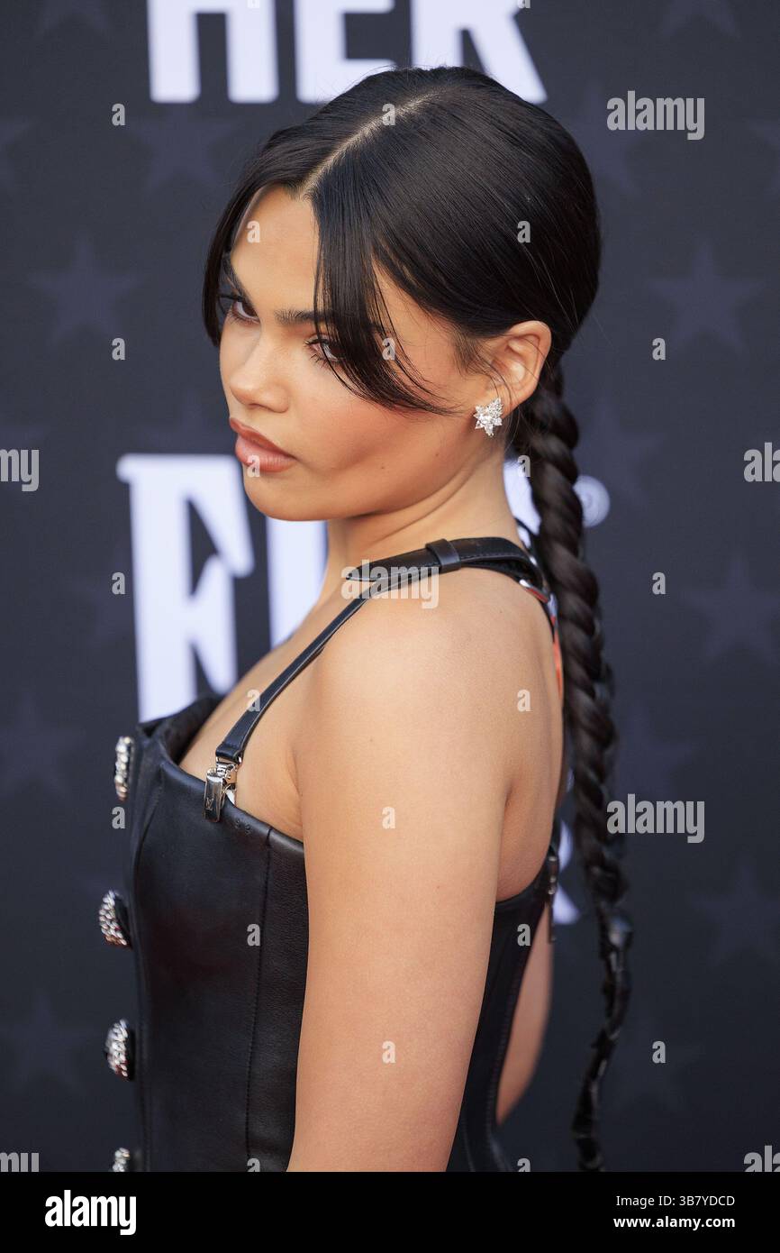 14 janvier 2024, Santa Monica, Californie, États-Unis : Ariana Greenblatt sur le tapis rouge des 29e Critics Choice Awards le dimanche 14 janvier 2023 au Barker Hanger de Santa Monica, Californie. JAVIER ROJAS (crédit image : © PI via ZUMA Press Wire) Banque D'Images