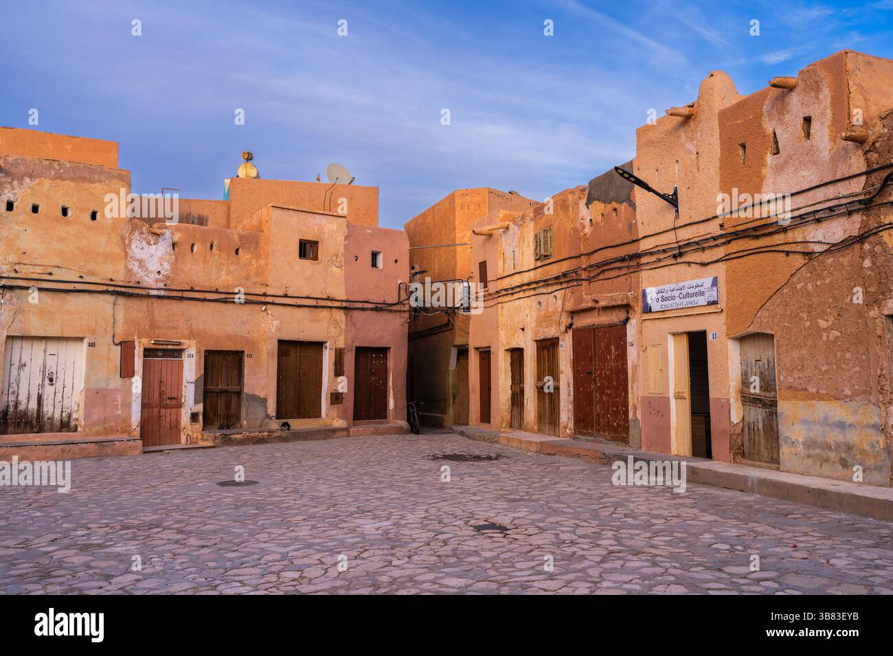 Région de Ghardaia dans le sud de l'Algérie Banque D'Images