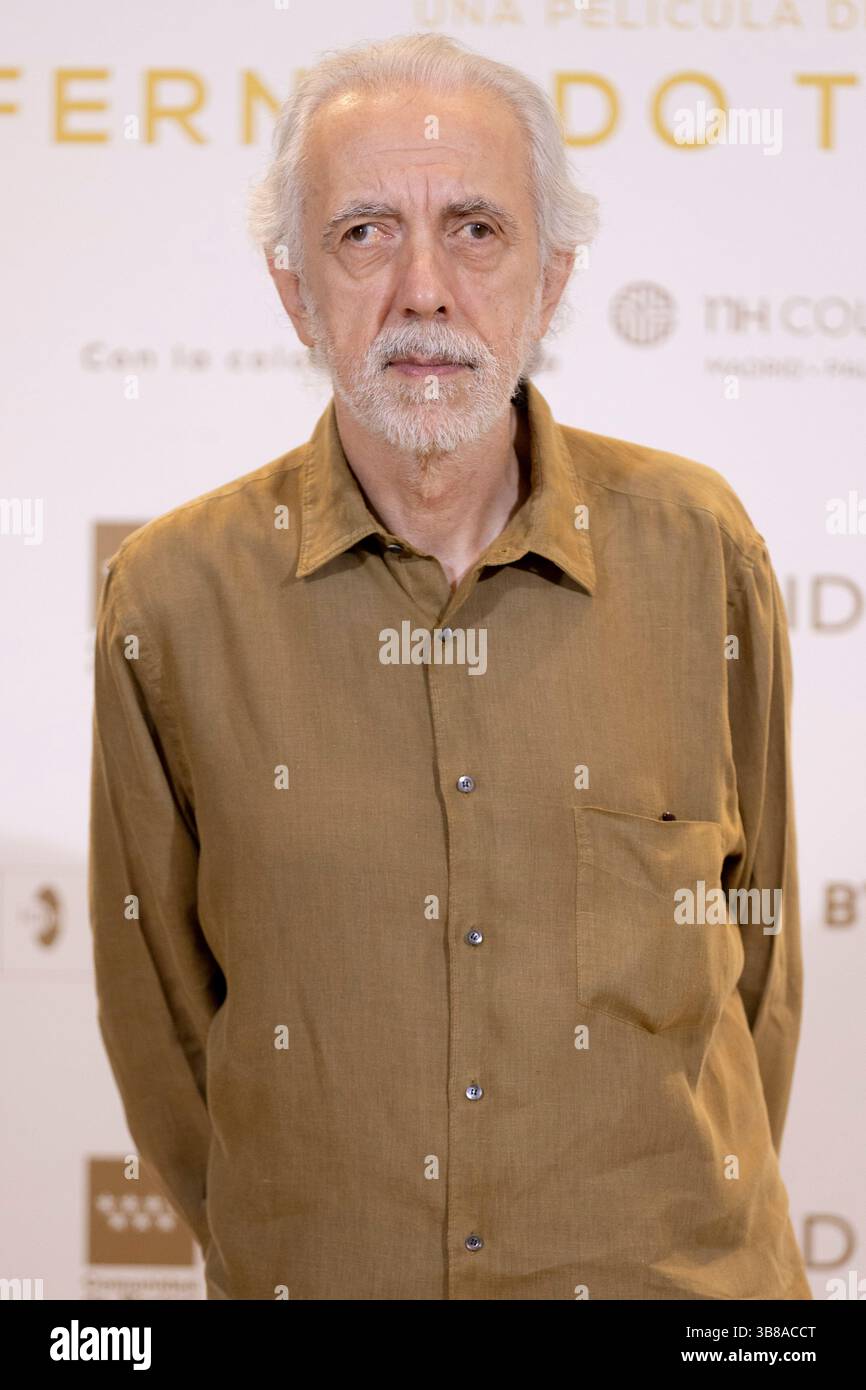 7 octobre 2023, Madrid, Espagne : Fernando Trueba assiste à l'appel photo 'Isla Perdida (cœur hanté)' à l'hôtel NH Palacio de Tepa à Madrid. (Crédit image : © Nacho Lopez/SOPA images via ZUMA Press Wire) Banque D'Images