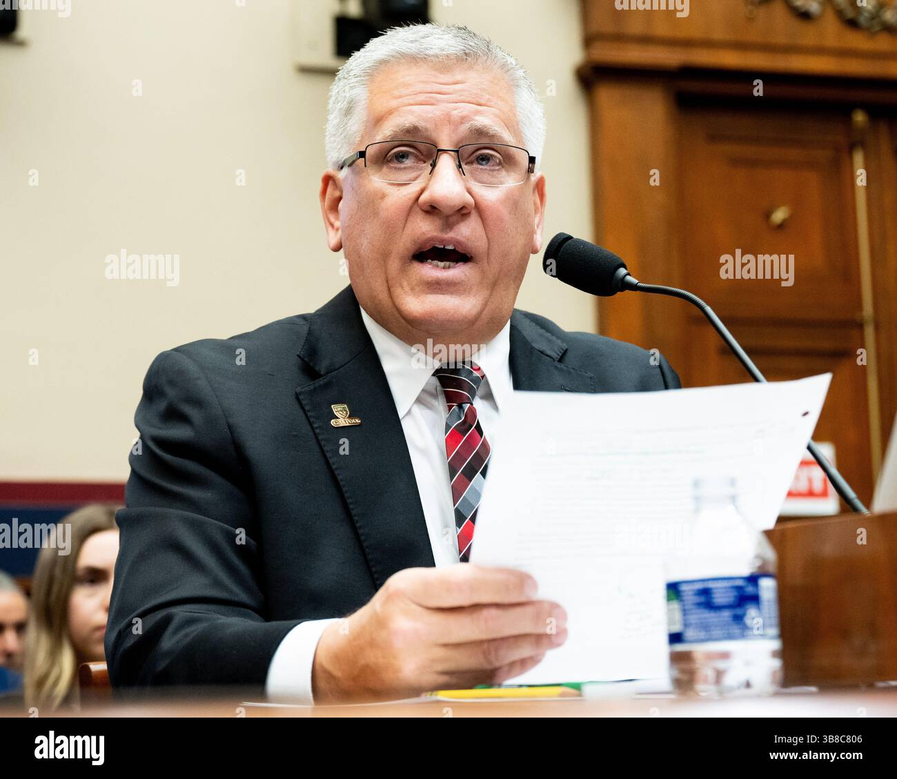 Washington, États-Unis. 07 mai 2025. Dr Jeffrey Armstrong, président, California Polytechnic State University (San Luis Obispo), s'exprimant lors d'une audition du Comité de la Chambre sur l'éducation et la main-d'œuvre au Capitole des États-Unis à Washington, DC (photo de Michael Brochstein/Sipa USA) crédit : Sipa USA/Alamy Live News Banque D'Images