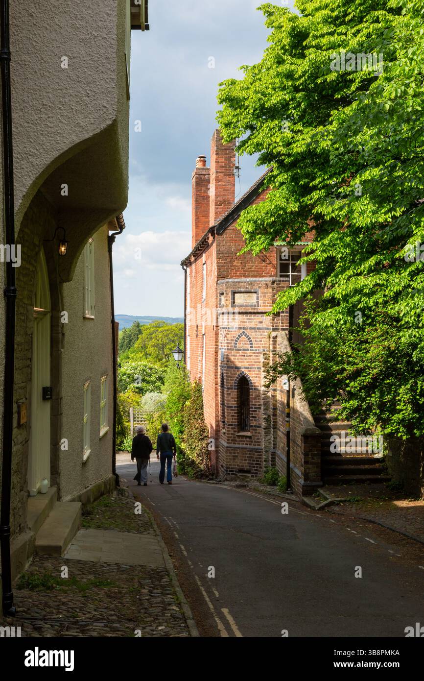 Vue sur College Street, Ludlow, Shropshire, UK 2025 Banque D'Images