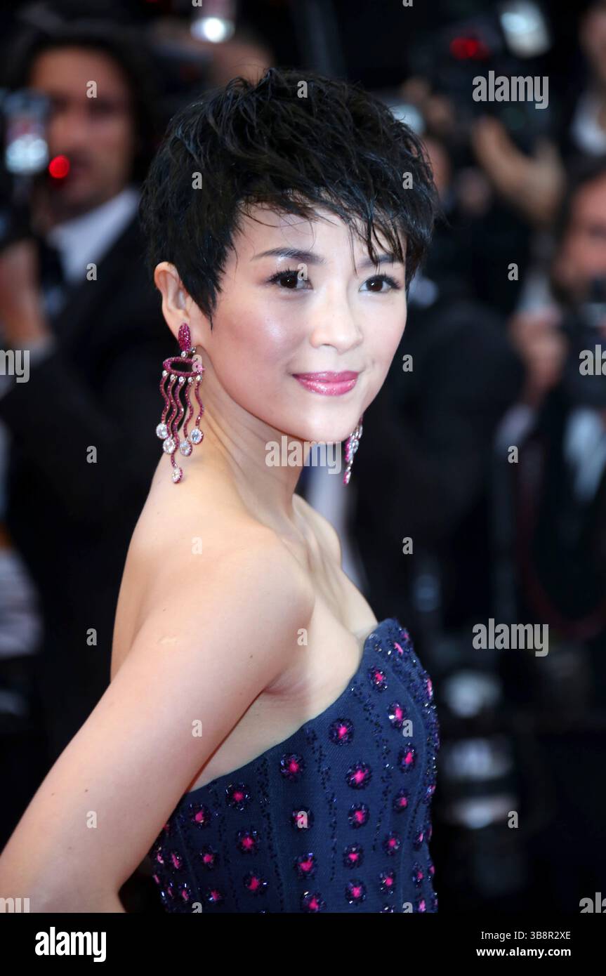 Zhang Ziyi à la première de 'The Great Gatsby' lors du 66ème Festival de Cannes en France - 15 mai 2013 Banque D'Images