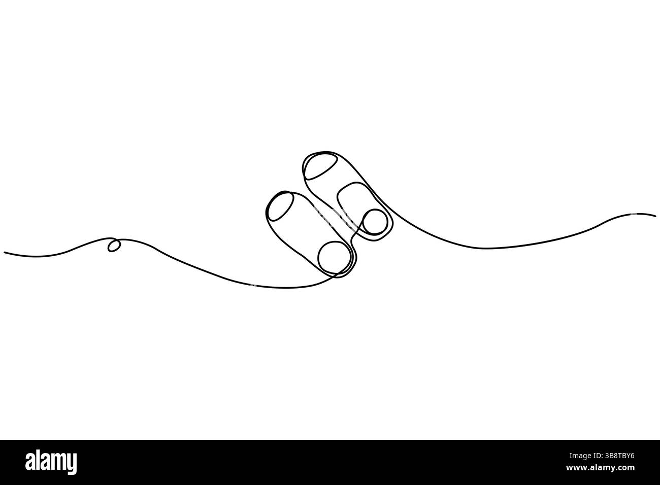 Pantoufles d'été en continu un dessin de ligne et sandales de pied flip flop illustration vectorielle de contour Illustration de Vecteur