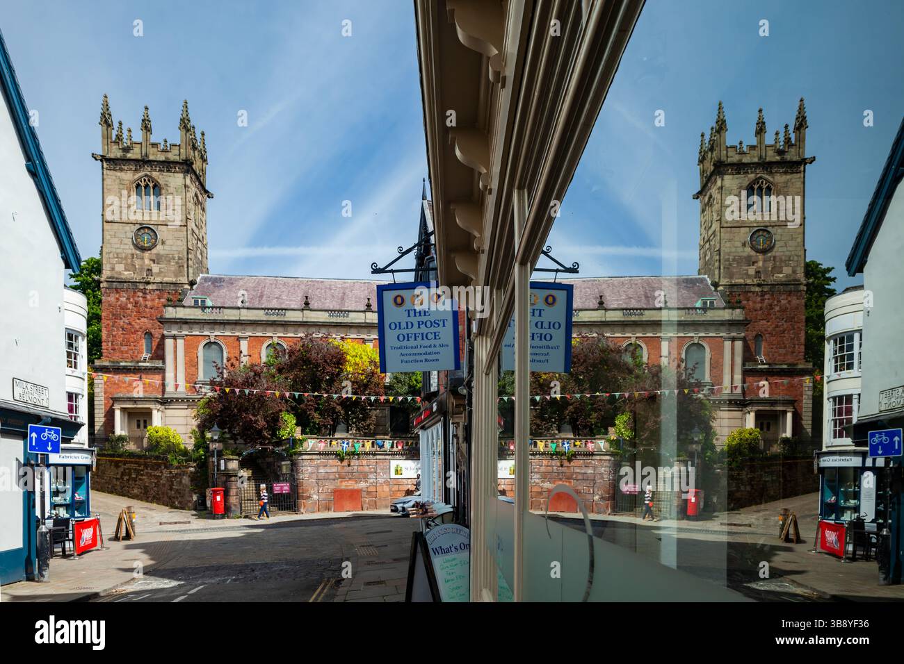 Vieille ville de Shrewsbury, Shropshire, Angleterre. Banque D'Images