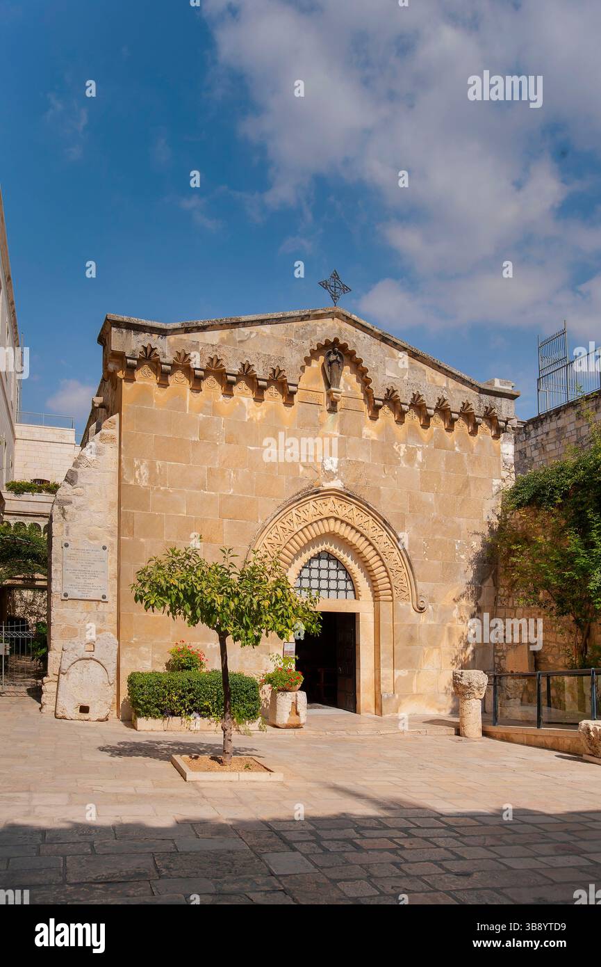 Jérusalem (israël). Vieille ville. Via Dolorosa (ou via Crucis). Chapelle de la flagellation Banque D'Images
