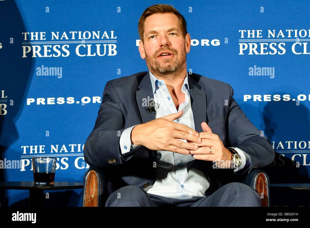 Rep. Eric Swalwell (d-CA) au National Press Club, 7 mars 2025 Banque D'Images