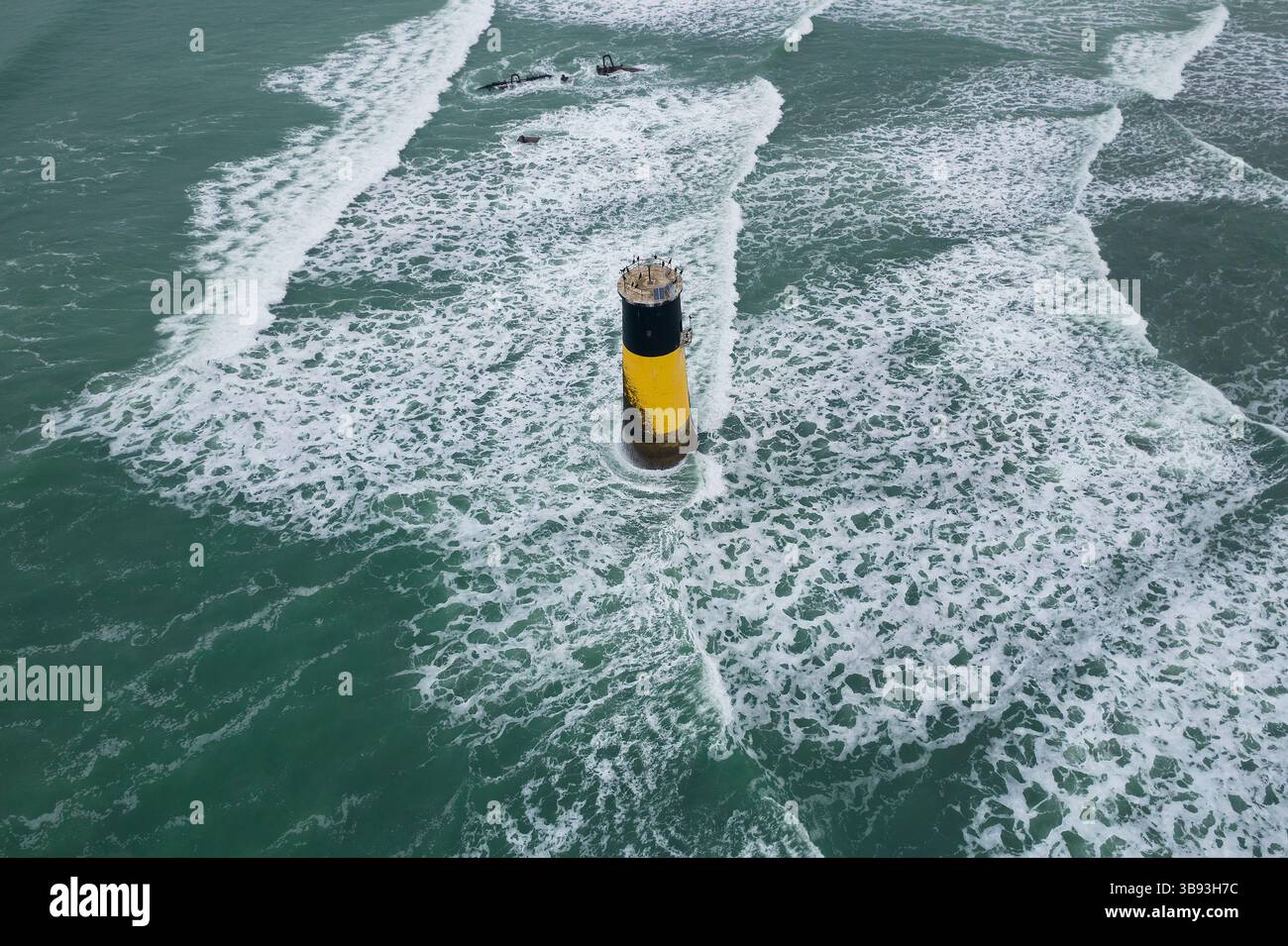 Phare d'Antioche, Saint-Denis-d'Oléron, Nouvelle Aquitaine, France Banque D'Images