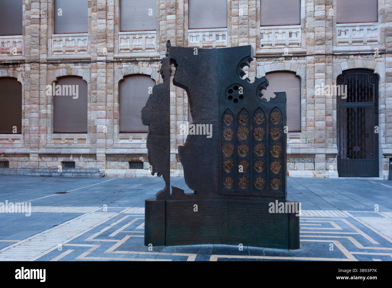 Regla Square à Leon, Castilla y Leon, Espagne Banque D'Images