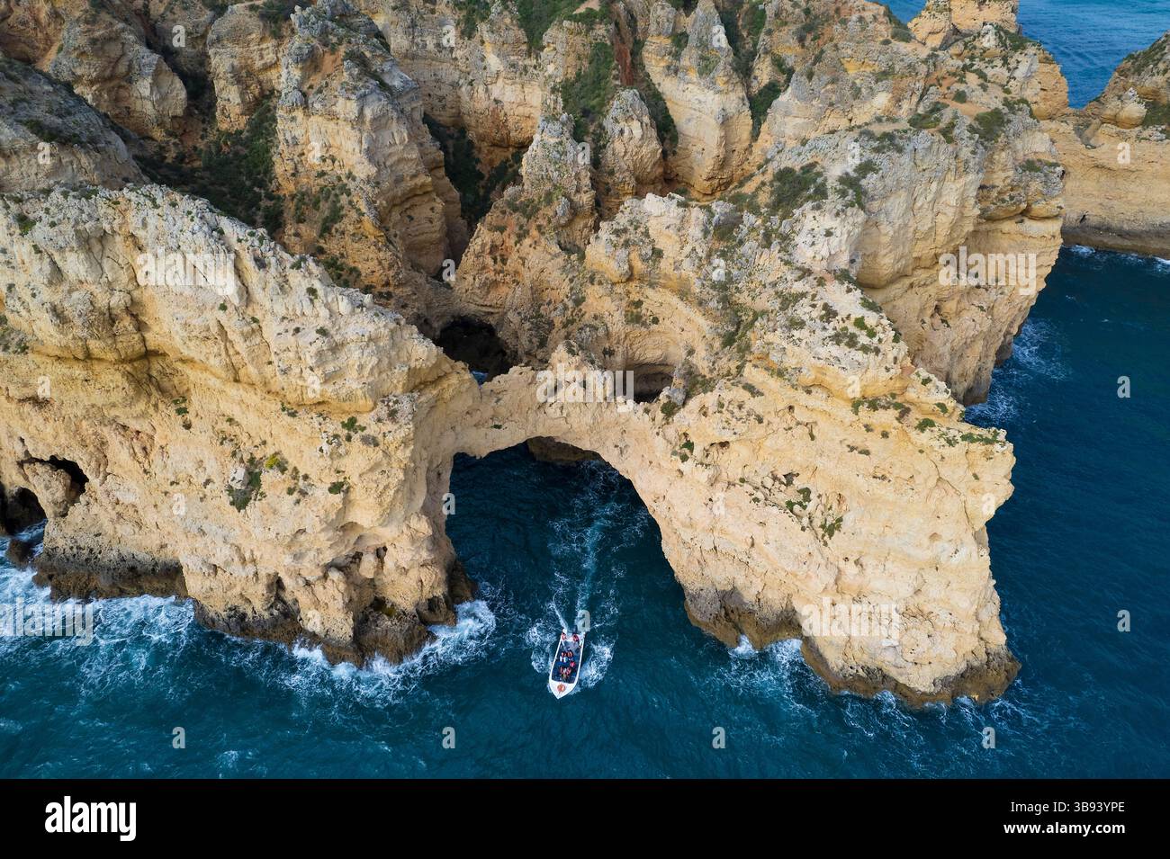 Ponta da Piedade, Lagos, Algarve, Portugal Banque D'Images
