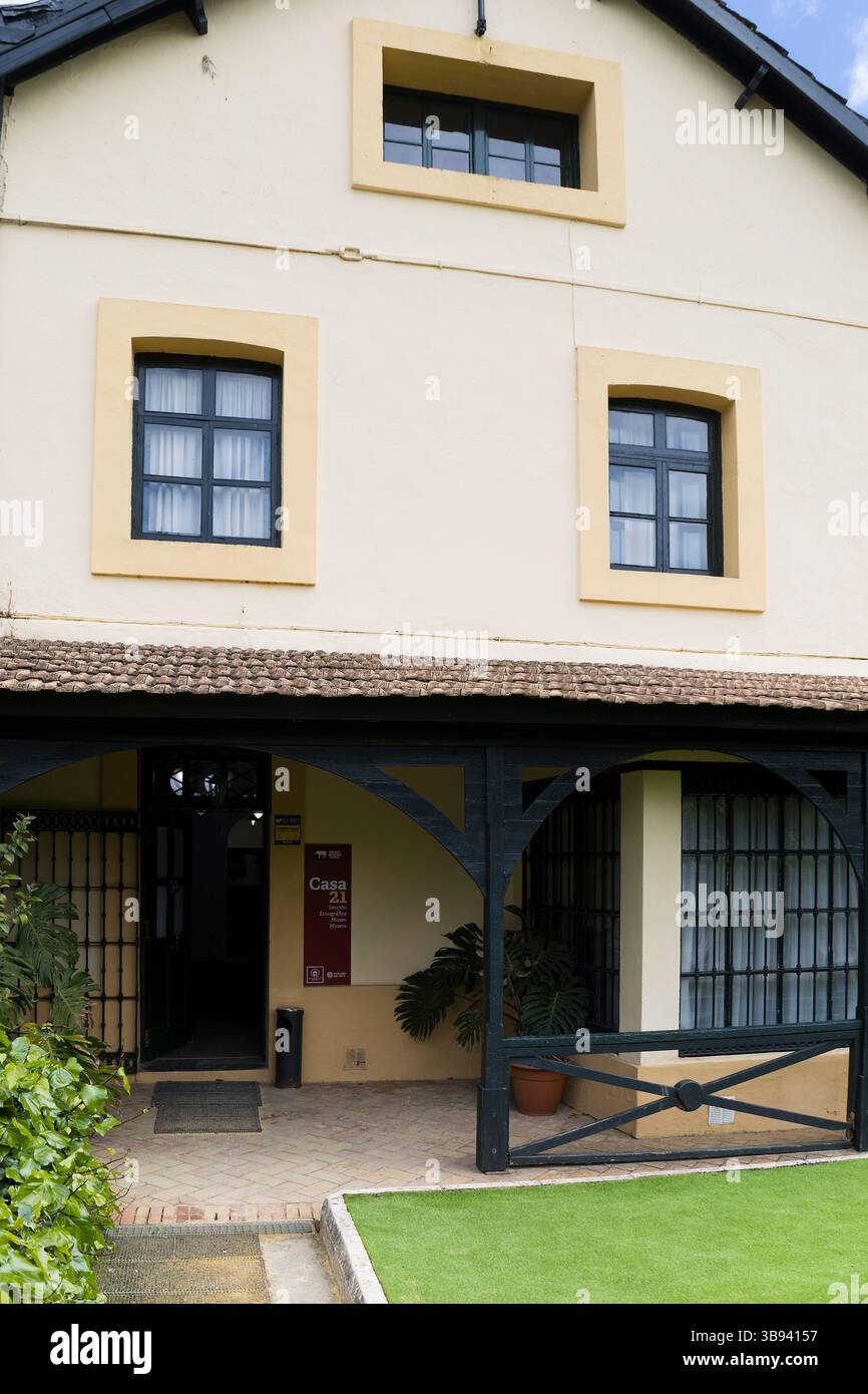 Maison 21 dans le Minas de Riotinto, Huelva, Andalousie, Espagne Banque D'Images