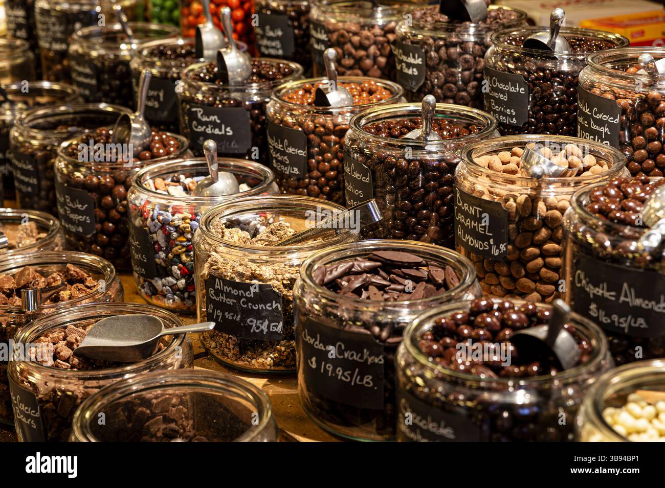 Boutique de bonbons Penny au Vermont Country Store. Banque D'Images