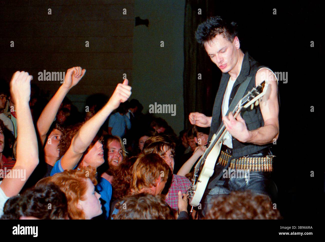 Fern Park, Floride, États-Unis : The CLASH - VINCE WHITE - Orlando Jai Alai Fronton, 30 mars 1984 (crédit image : © Christopher Helton via ZUMA Press Wire) Banque D'Images