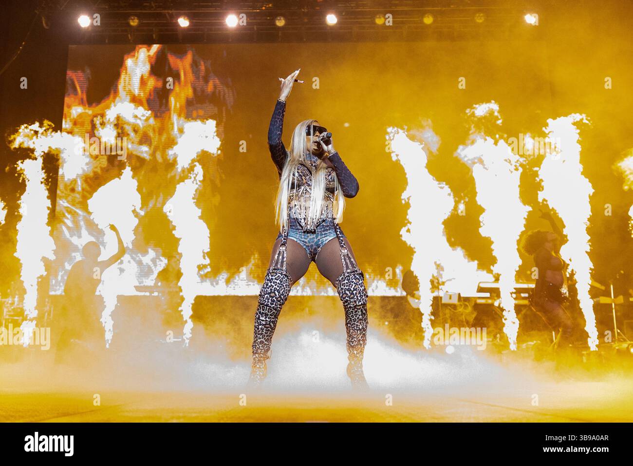29 décembre 2022, Jacksonville, Floride, États-Unis : MARY J BLIGE se produit au Vystar Veterans Memorial Arena (crédit image : © D'avril Grant/ZUMA Press Wire) Banque D'Images