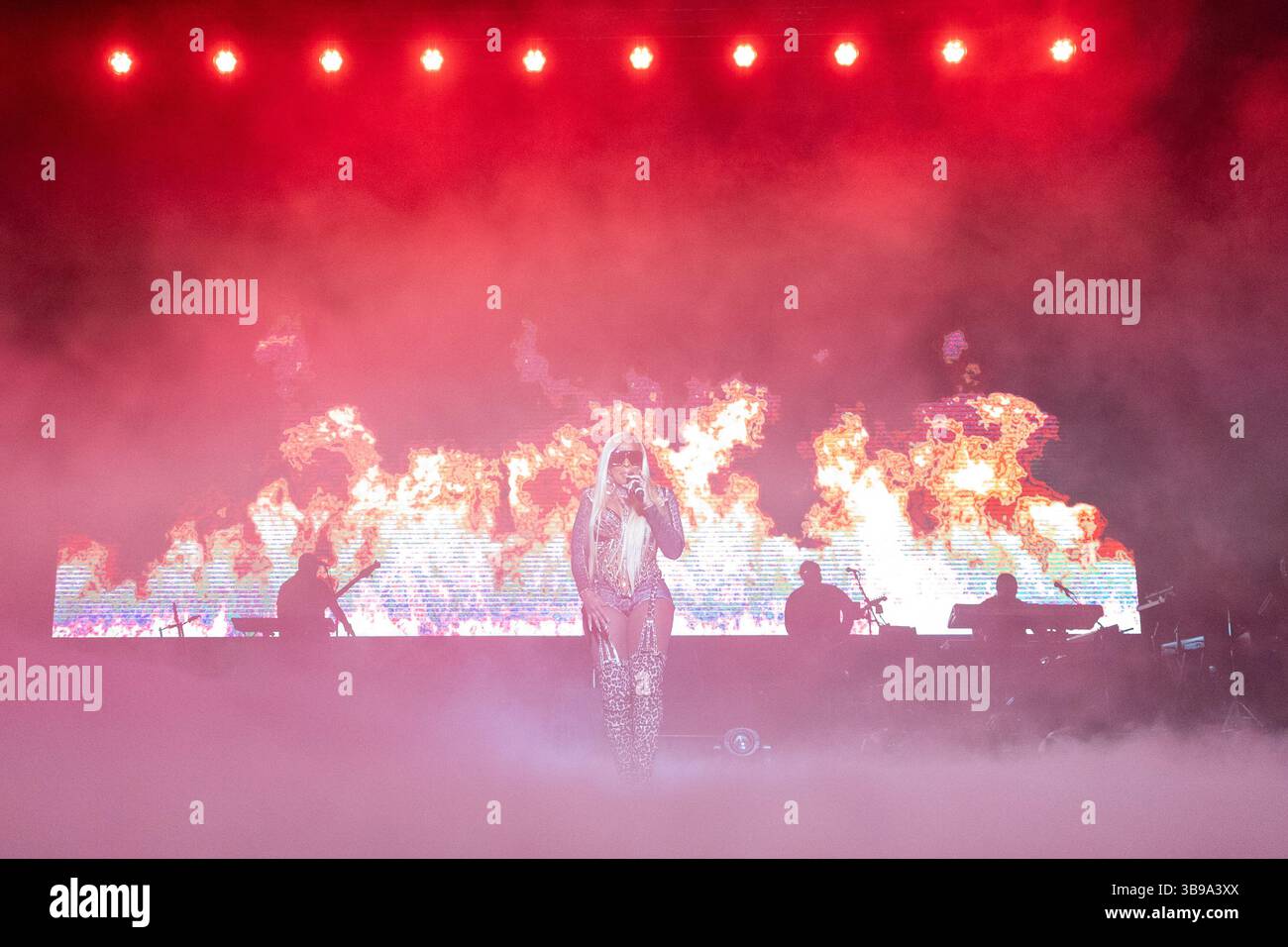 29 décembre 2022, Jacksonville, Floride, États-Unis : MARY J BLIGE se produit au Vystar Veterans Memorial Arena (crédit image : © D'avril Grant/ZUMA Press Wire) Banque D'Images