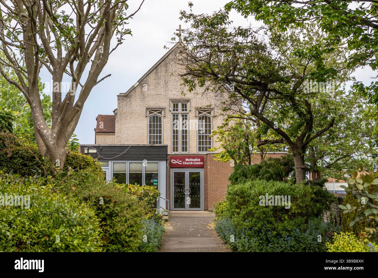 Le Methodist Church Centre sur la rue High, Sittingbourme, Kent. Banque D'Images
