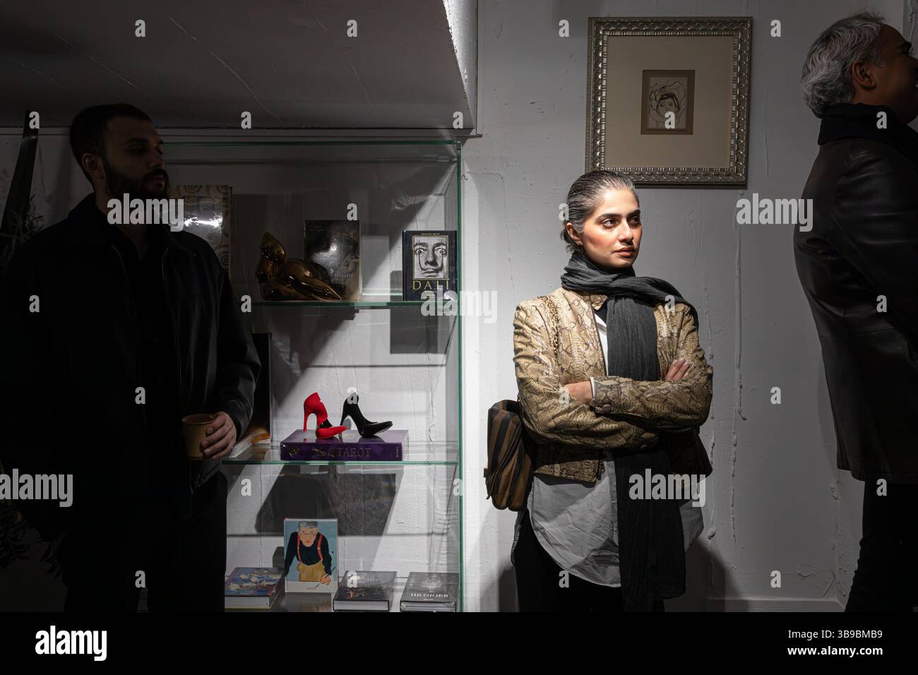 Galerie d'art à Téhéran, Iran. Banque D'Images