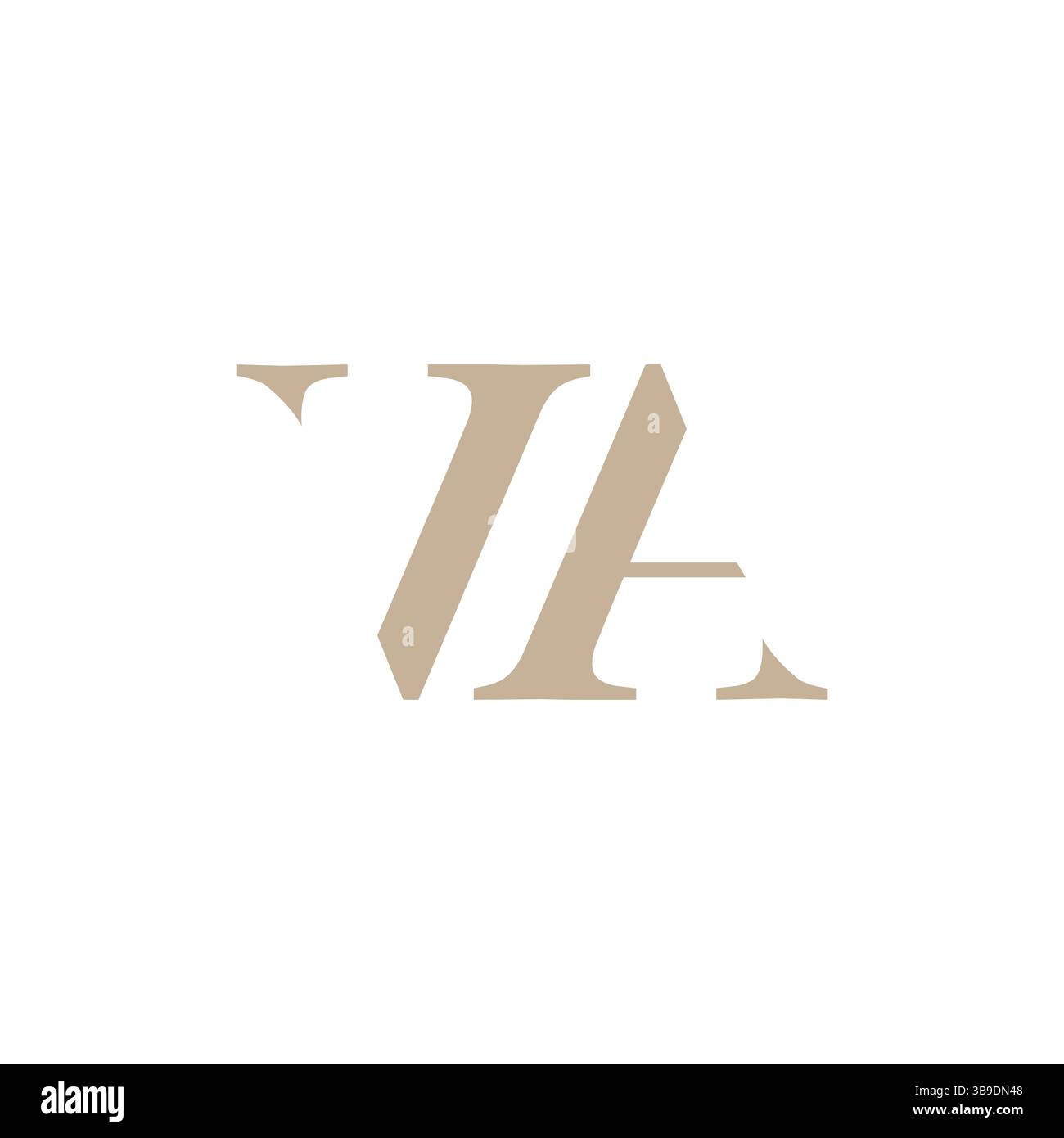 Logo lettre va de luxe. Image vectorielle de modèle de logo de luxe royal de la lettre va initiale. Illustration de Vecteur