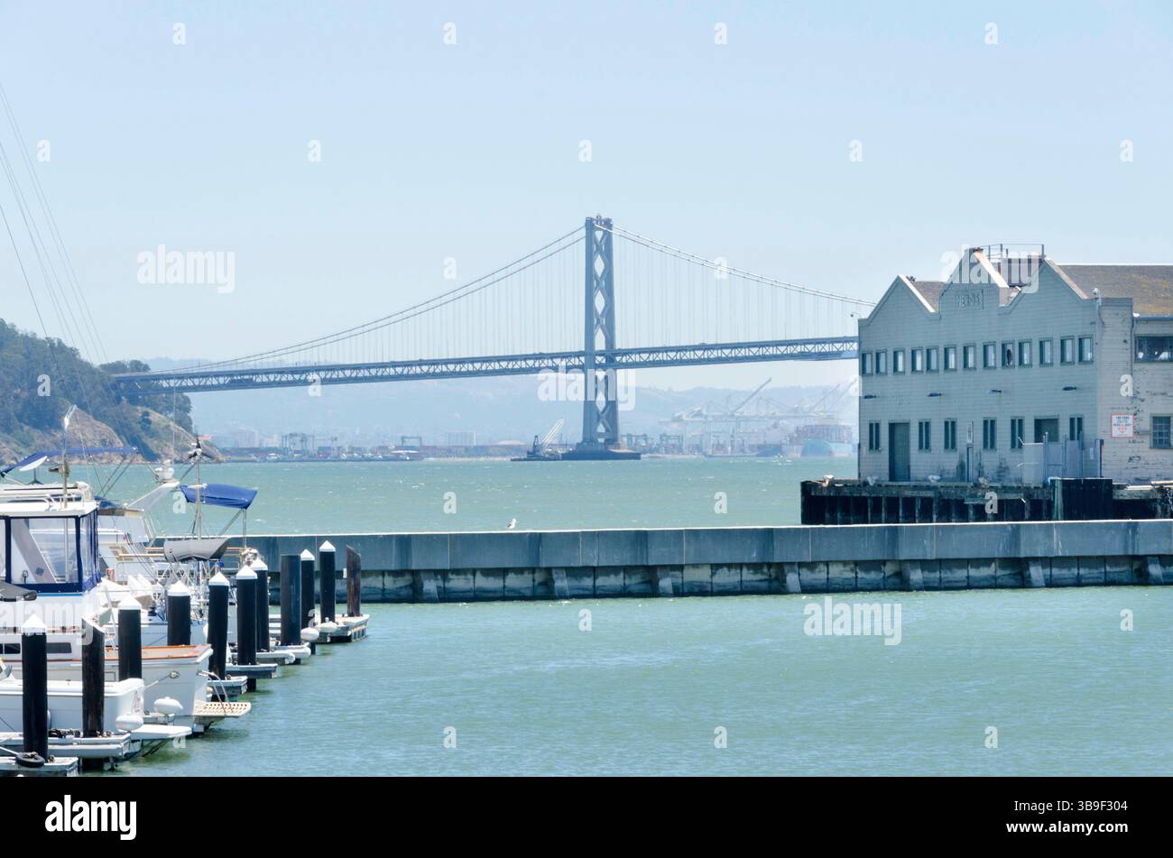 San Francisco - Oakland Bay Bridge Banque D'Images