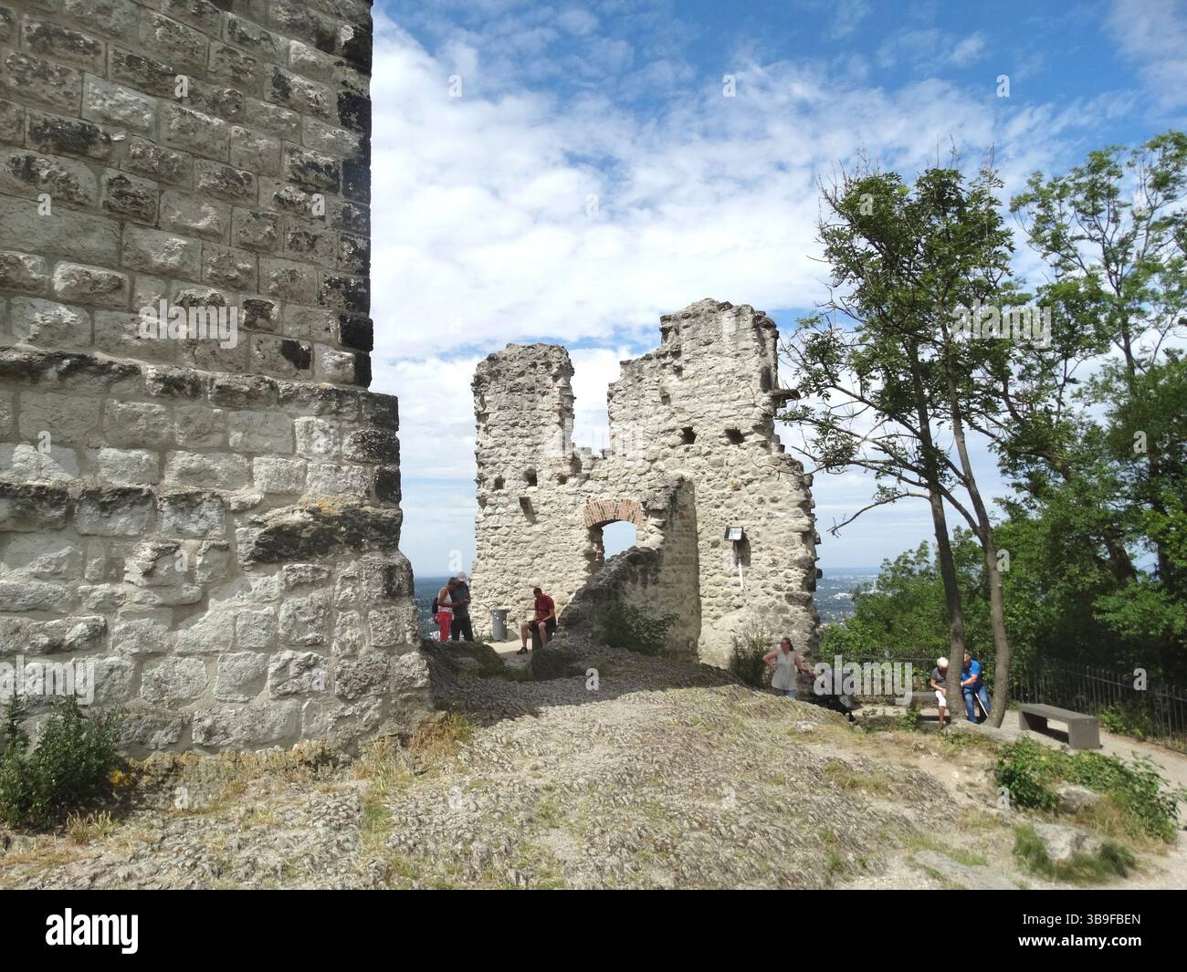Ruine de Königswinter Drachenfels Banque D'Images