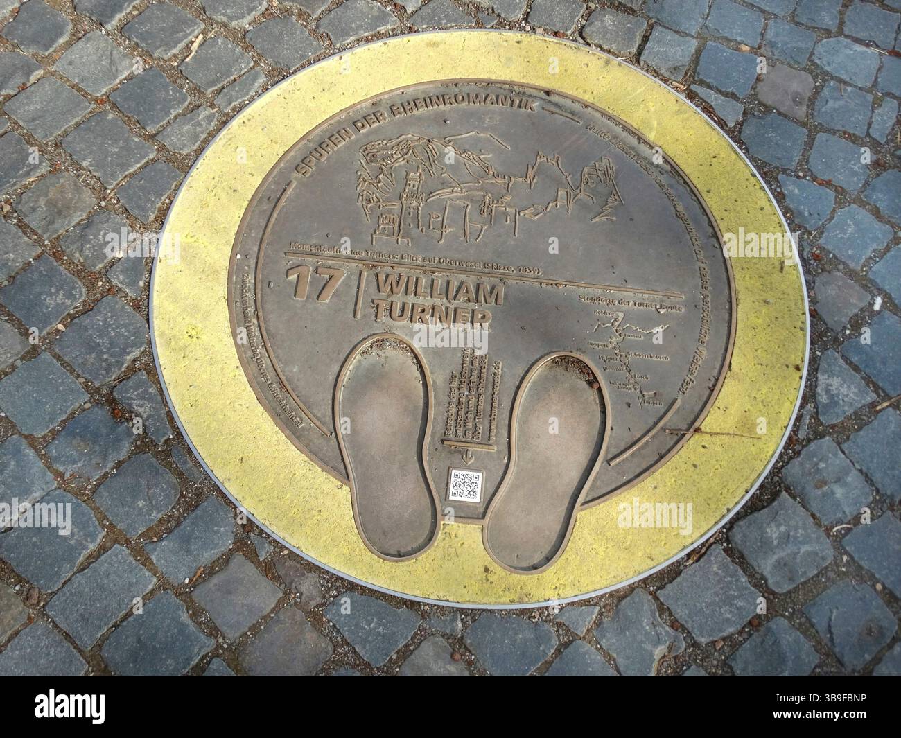 Oberwesel Turners View Banque D'Images